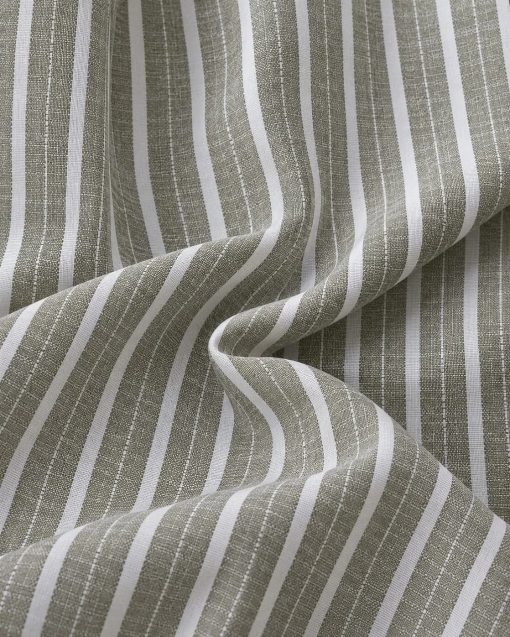 Sage Green Striped Shirt