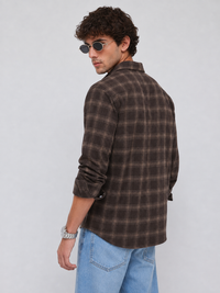 Brown Checks Shirt