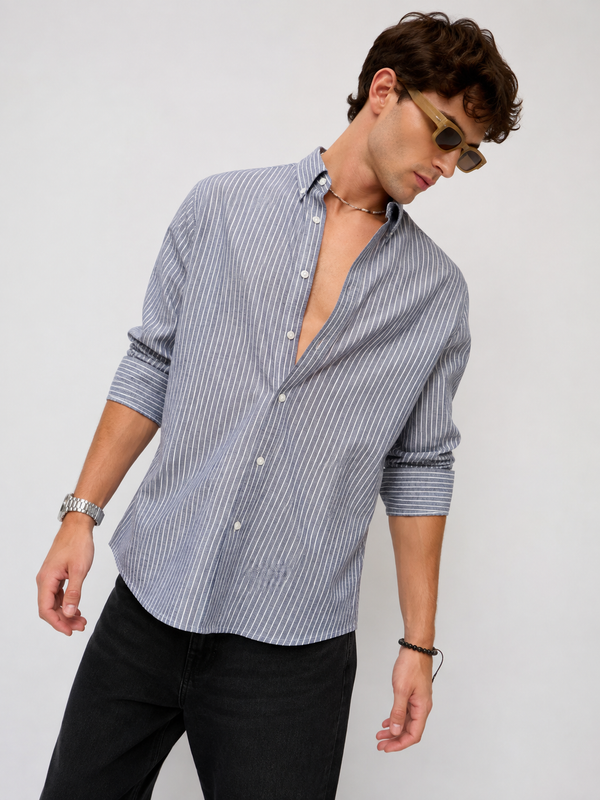 Blue Stripes Shirt