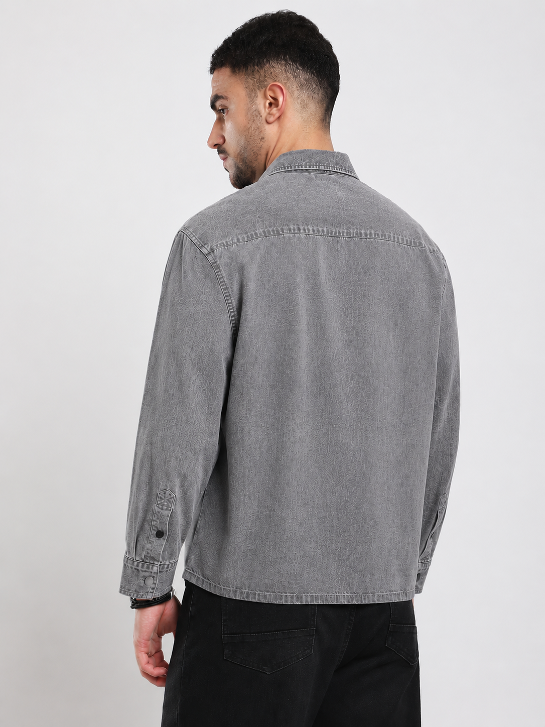 Grey Denim Shirt